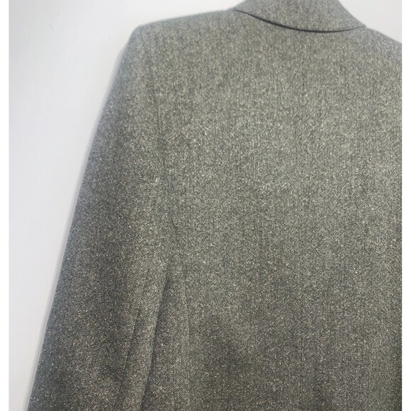 Lafayette 148 Women's Brown Wool Silk Blend Tweed Blazer Jacket Size 6 - Picture 5 of 10